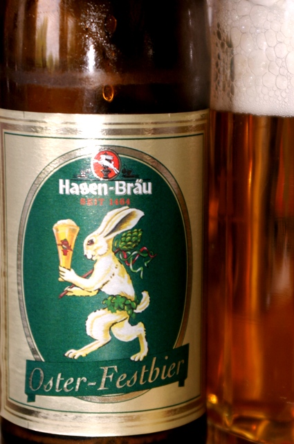 Húsvéti sör Pünkösdkor - Hasen-Bräu Oster-Festbier